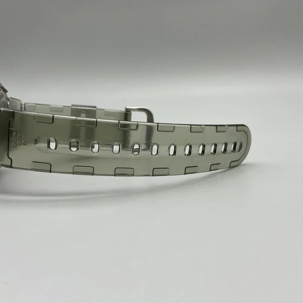 Vtg Casio Baby-G BG-460 Womens Watch 43mm Gray Green Digital New Battery
